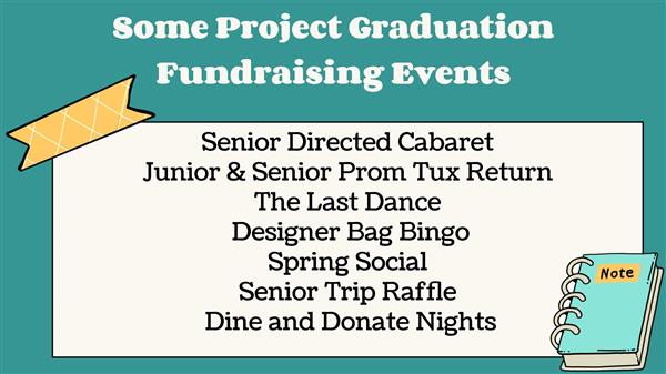 Project Graduation Fundraising Events